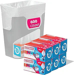 Popbins Trash Bags - 4 Gallon